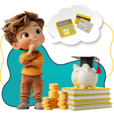 Финансовый интеллект вместе KIBERone - КИБЕРшкола программирования для детей, компьютерные курсы для школьников, начинающих и подростков - KIBERone г. Феодосия